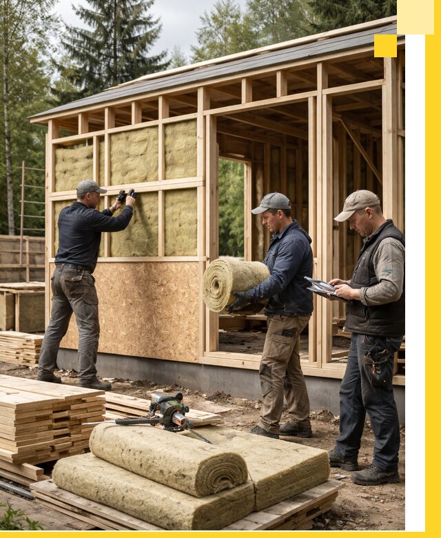 Проектирование и строительство каркасных бань в Сосногорске под ключ