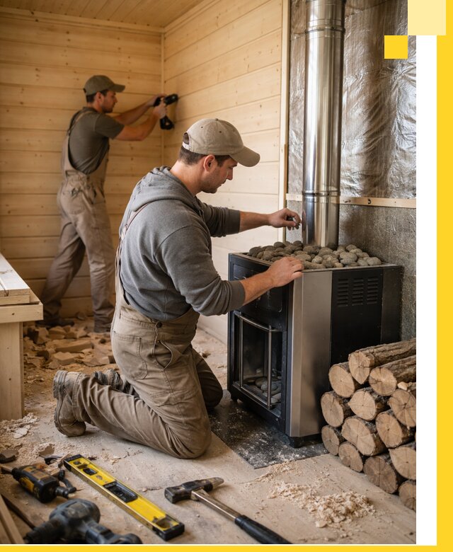 Строительство деревянных бань под ключ в Сосногорске проекты и монтаж