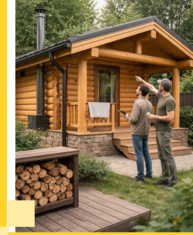 Бани для дачи под ключ в Сосногорске от 257900 р. | ЭриданСно