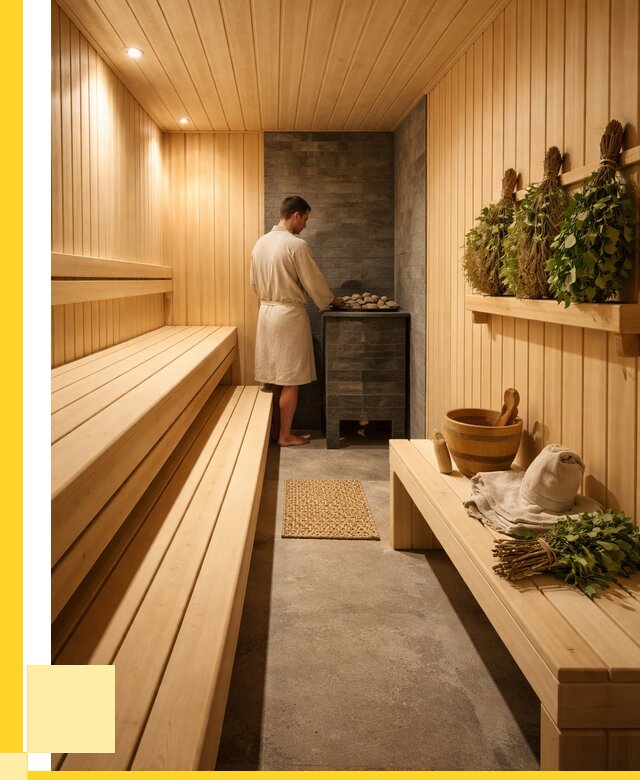 Отделка парной под ключ в Сосногорске от 361060 р. | ЭриданСно