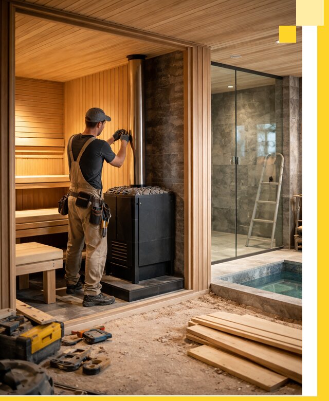 Полное строительство банных комплексов под ключ в Сосногорске