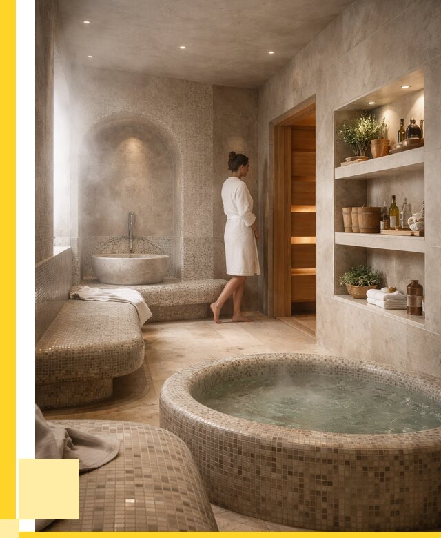 Строительство бани с хамамом в Сосногорске от 773700 р. | ЭриданСно