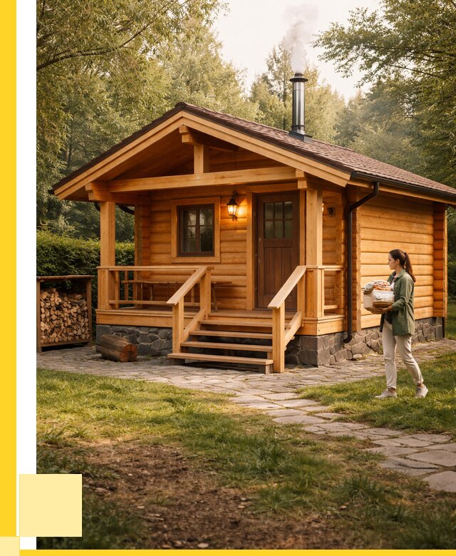 Купить баню под ключ в Сосногорске от 670540 р. | ЭриданСно