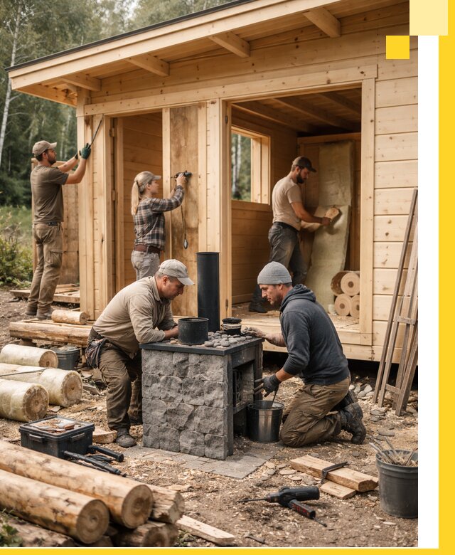 Купить баню под ключ в Сосногорске строительство монтаж отделка