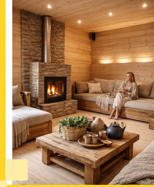 Проект бани с комнатой отдыха в Сосногорске от 36106 р. | ЭриданСно