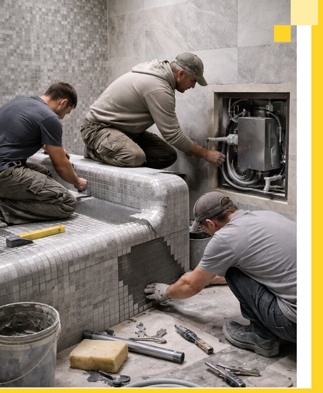 Проекты хамамов под ключ в Сосногорске и дизайн и строительство