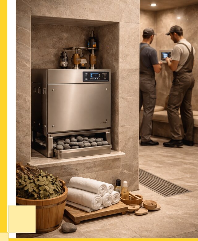 Парогенераторы для хамама в Сосногорске от 77370 р. | ЭриданСно