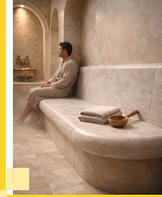 Сиденья для хамама в Сосногорске под ключ от 12379 р. | ЭриданСно