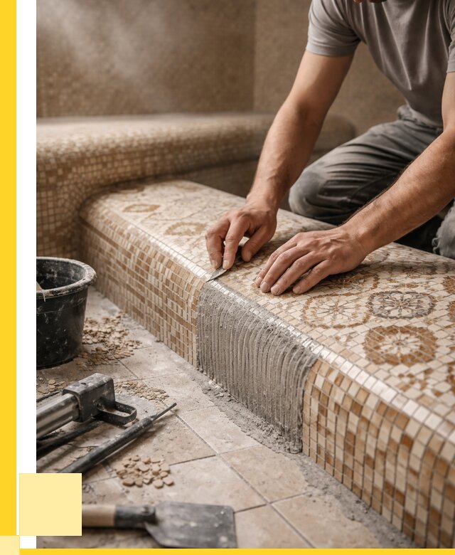 Плитка для хамама под ключ в Сосногорске от 3611 р. | ЭриданСно